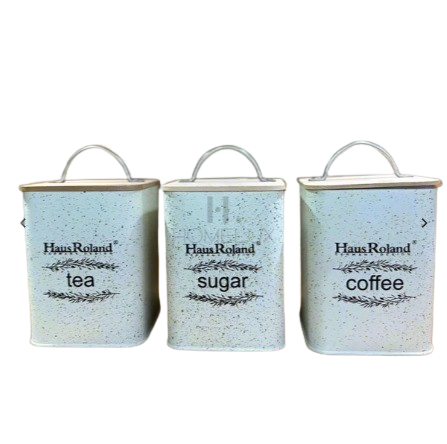 HausRoland 3Pcs Storage Jar Set (Premium Quality)