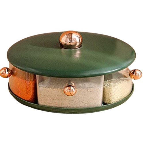 Kitchen Multifunctional Spice Dispenser, 360° Rotating Seasoning Box (Premium Quality)