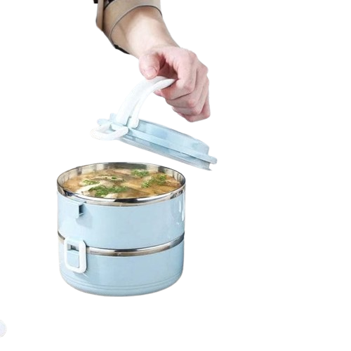Stainless Steel Insulated Lunch Box (Premium Quality)