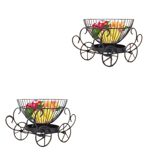 2 Tier Decorative Fruit Basket (Premium Quality)