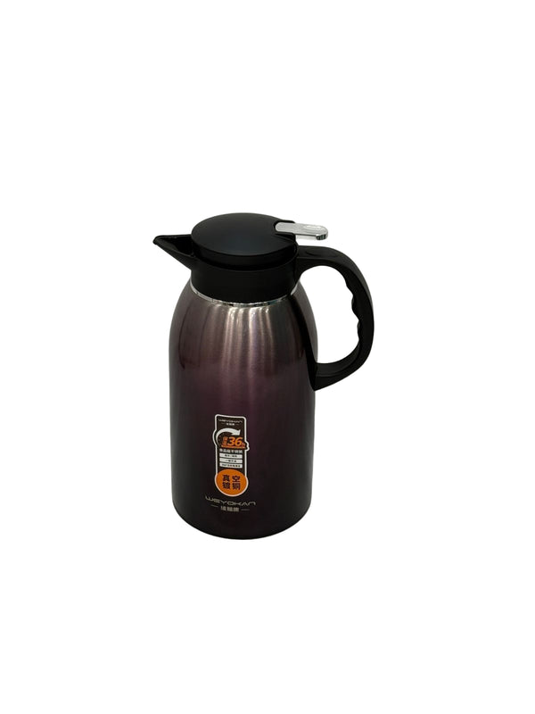 2.2 L  Stainless Steel Flask vacuum insulated thermal carafe (Deep Purple)
