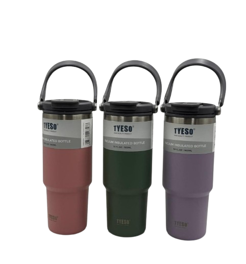 TYESO Vacuum Insulated Tumbler STAINLESS STEEL 1200ML