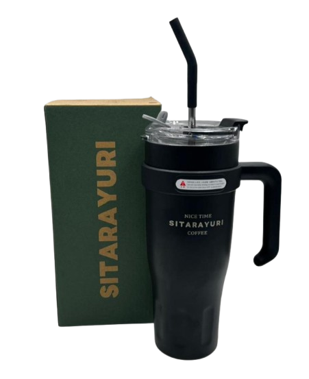 SITARAYURI Stainless Steel Vacuum Flask  Insulated Coffee Tumbler