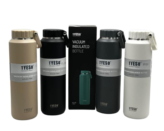TYESO Vacuum Stainless Steel Hot and Cold Water Bottle 710ML