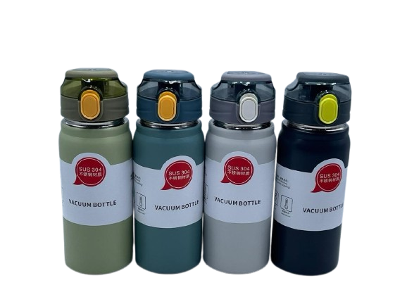 SUS 304 Stainless Steel Push-Button Vacuum Bottle