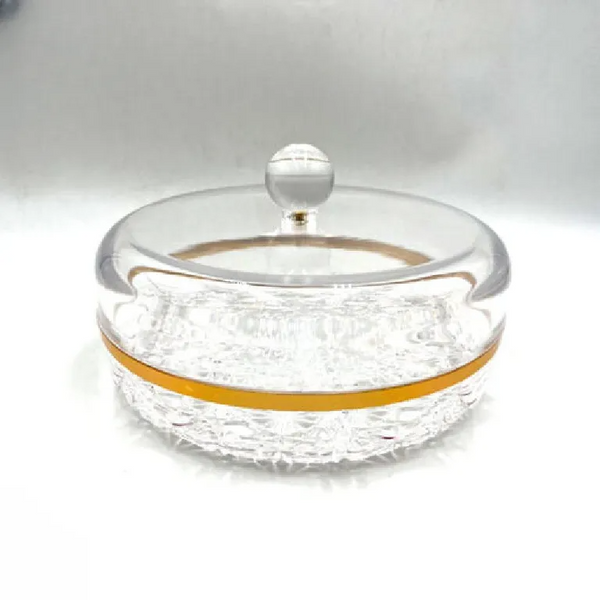 Acrylic Transparent Dry Fruit Tray With Lid (Mini Sizes)