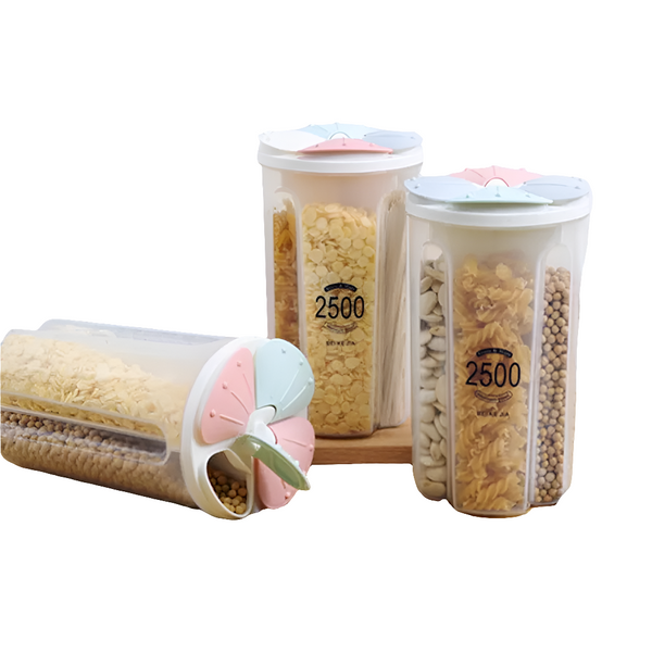 4 Grid Airtight Food Storage Containers