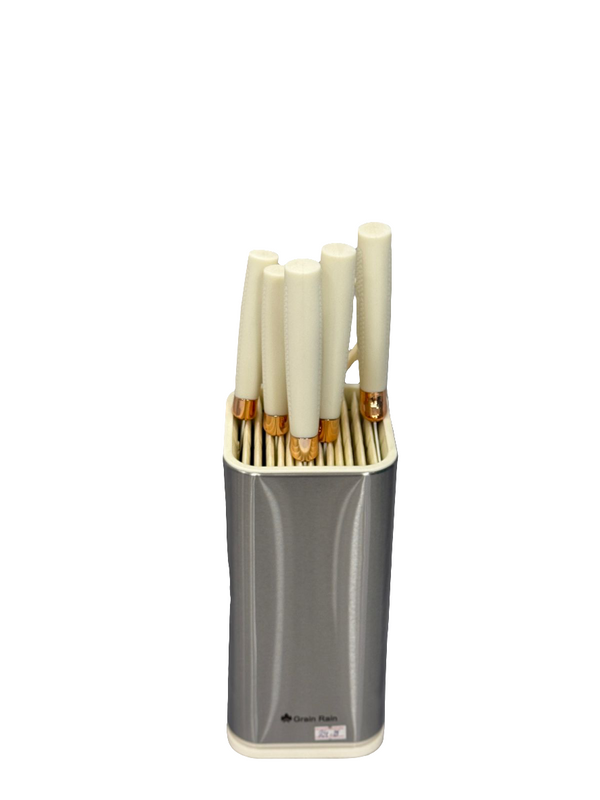 Kitchen Knife Set with Holder – 7 Pcs