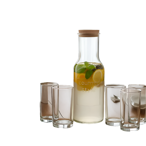 Danny Home juice jar with 4 glasses