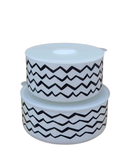 Zigzag Ceramic Storage Bowl