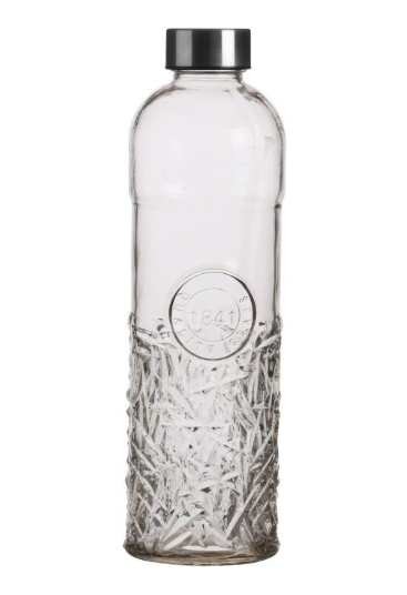 Danny Home 1000 ML Assorted Glass Bottle With Metal Cap