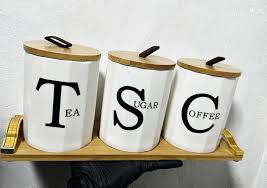 3Pcs CERAMIC JAR SET
