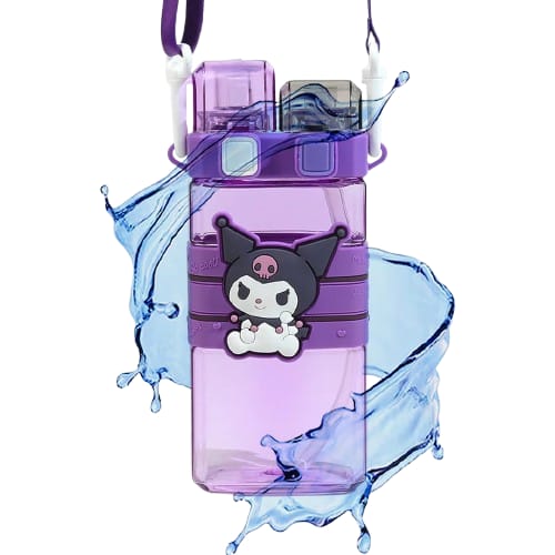 Double-Drinking Straw Cup/Water Bottle | 500ml