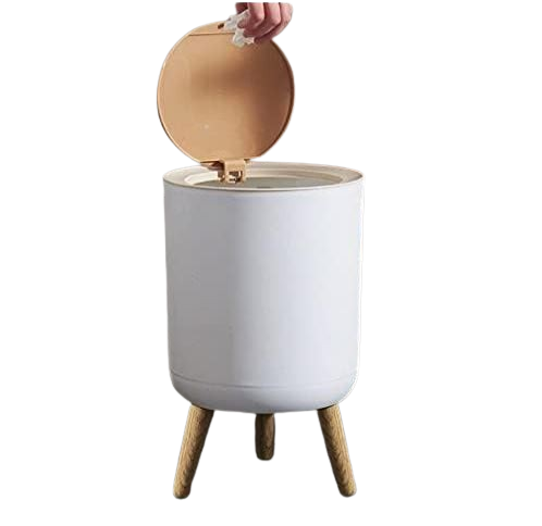 High Foot Press Dustbin Trash Can with Lid. (Premium Quality)