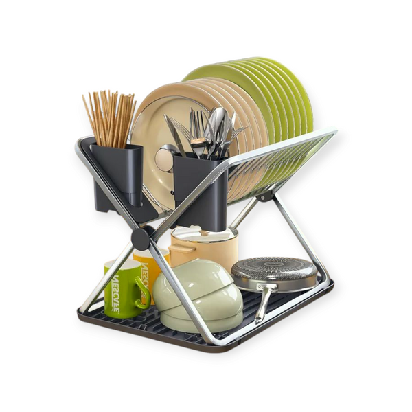 BINCA Foldable Aluminum Dish Rack