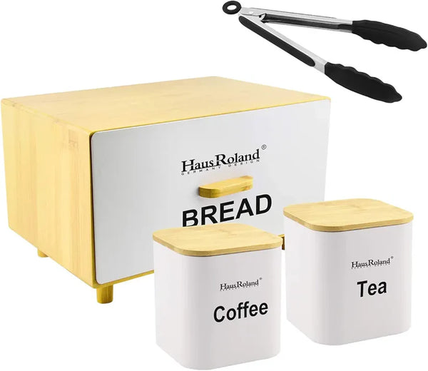 Haus Roland Bamboo Wooden Bread Storage Box