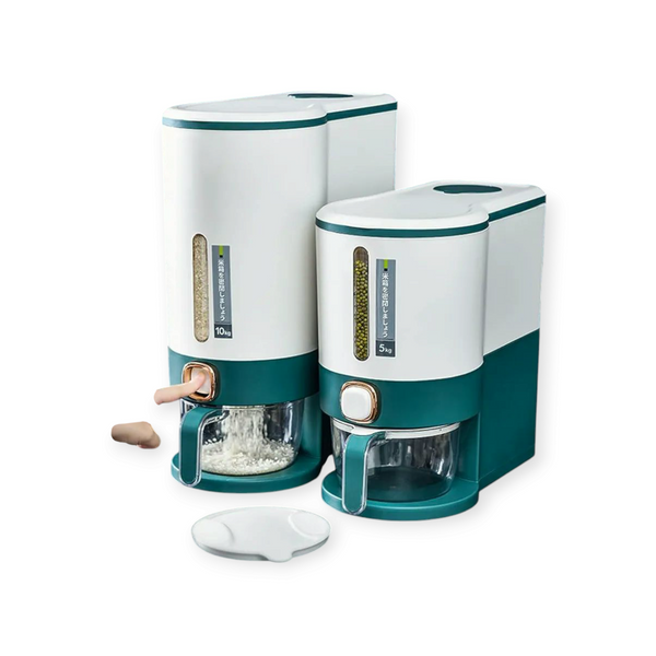 Large Capacity, Rice Stocker, Includes Measuring Cup, Rice Airtight, Moisture-Proof