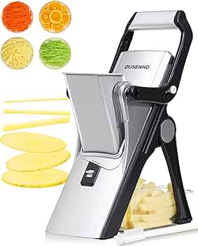 Mandolin Vegetable Slicer Vegetable Cutter Multifunction Potato Onion Chopper Safe Vertical Fruit Dicer