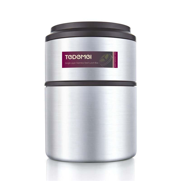 TEDEMEI 1.5L Two Layers Stainless Steel Lunch Box