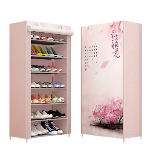 7 Layers Non-Woven Fabric Dust Proof Shoe Rack