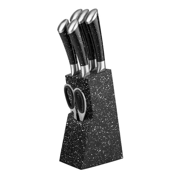 Knife Set 7-Pcs With Stainless Steel Holder