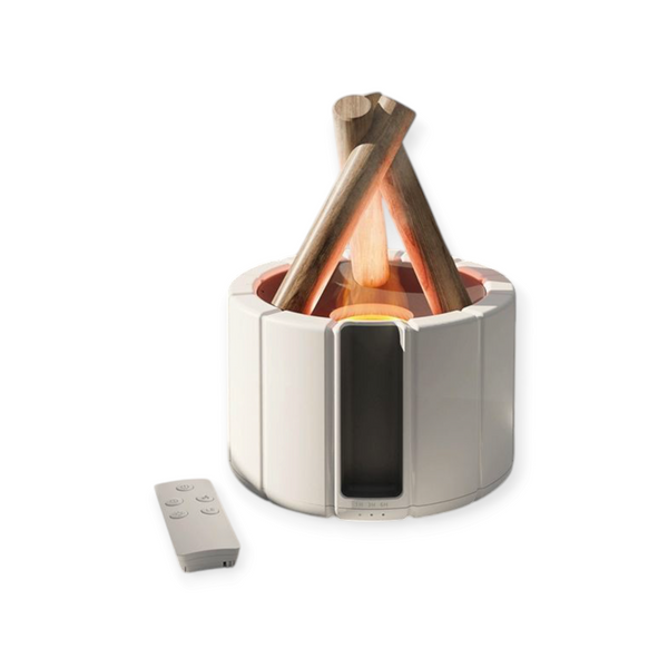 Bonfire Aroma Diffuser Remote Control Humidifier with Flame Lamp 280ML
