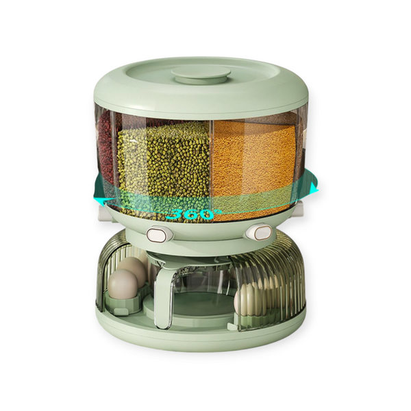 Rotation Grain Bean Storage Container