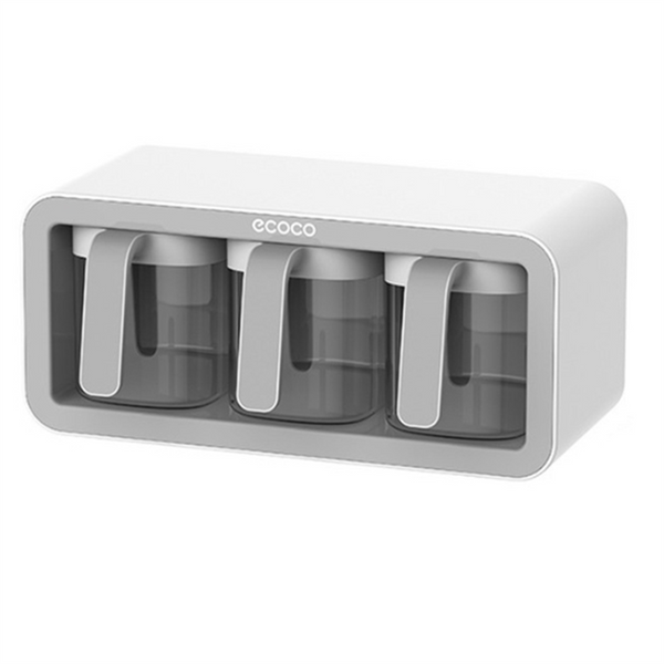 Ecoco 3-piece Spice Rack Wall Mounted