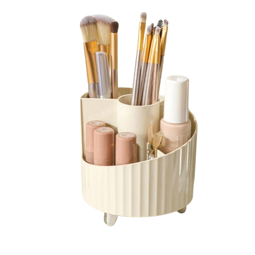 Rotating Makeup Brushes Holder