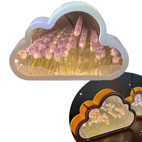 3D Cloud Tulip Night Light