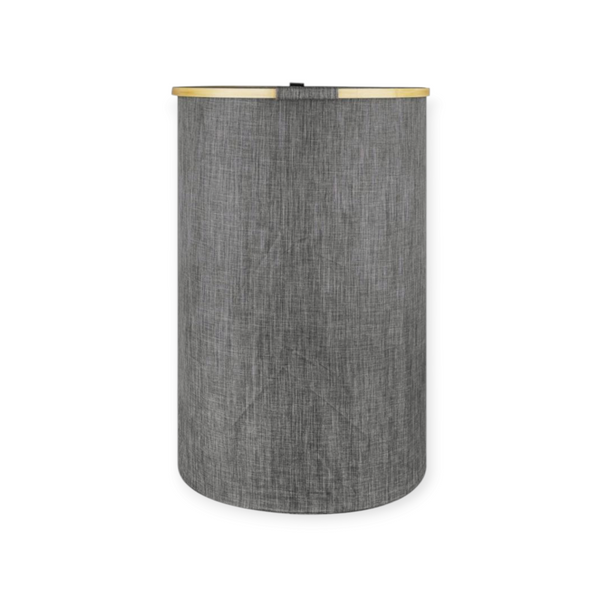 Laundry Basket Round Shape  Bamboo Wood Frame Fabric Organizer For Dirty Clothes Large Capacity