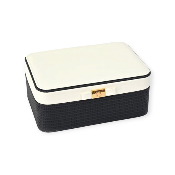 European Jewelry Box Double-Layer Portable Travel Case