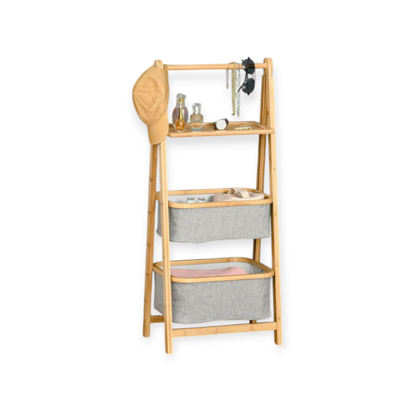 3-Tier Laundry Hamper Shelf