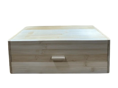 BAMBOO BREAD BOX WITH BAMBOO COVER